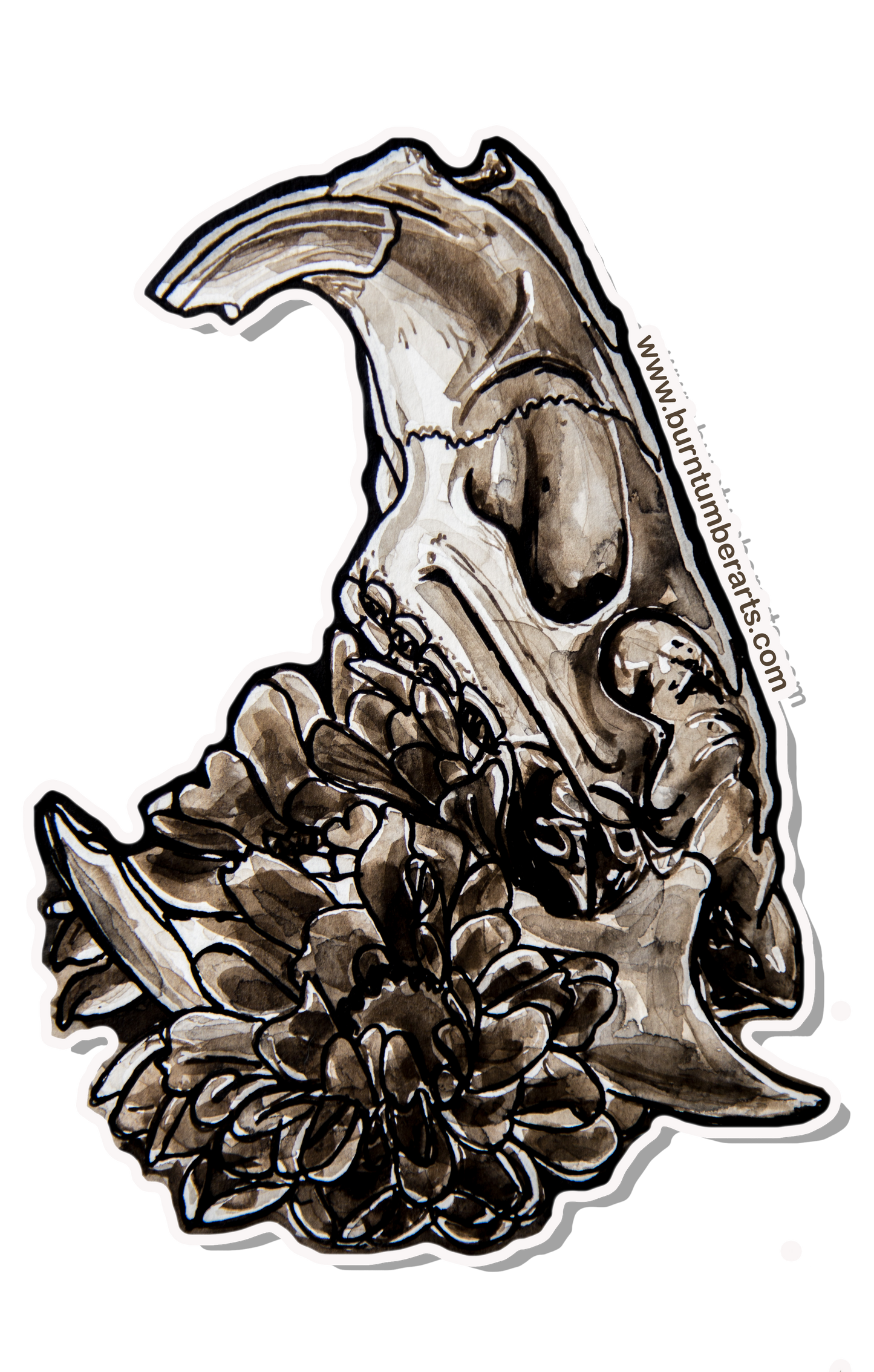 Beaver Skull 2 - Sticker