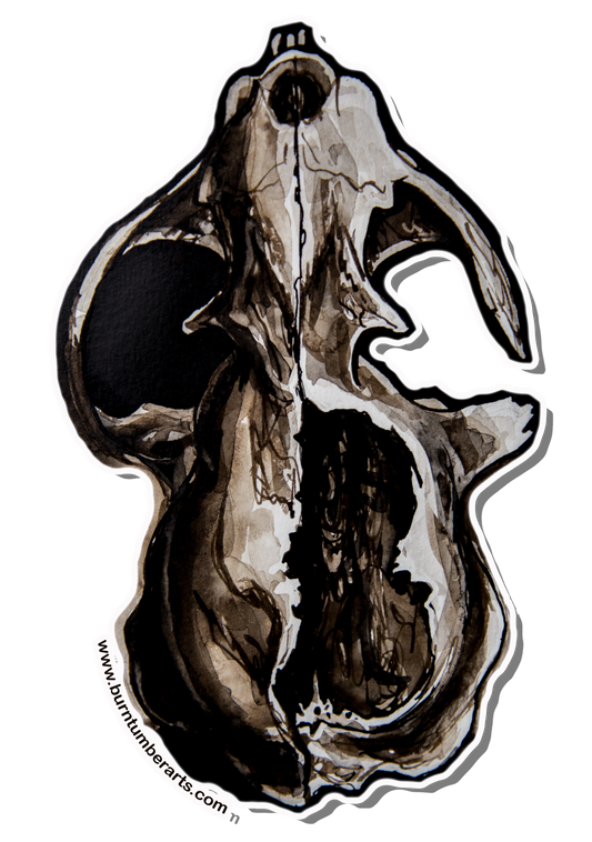 Weasel Skull - Sticker